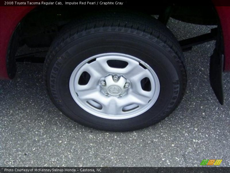 Impulse Red Pearl / Graphite Gray 2008 Toyota Tacoma Regular Cab