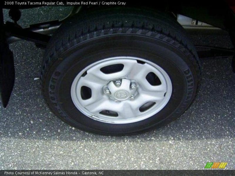Impulse Red Pearl / Graphite Gray 2008 Toyota Tacoma Regular Cab