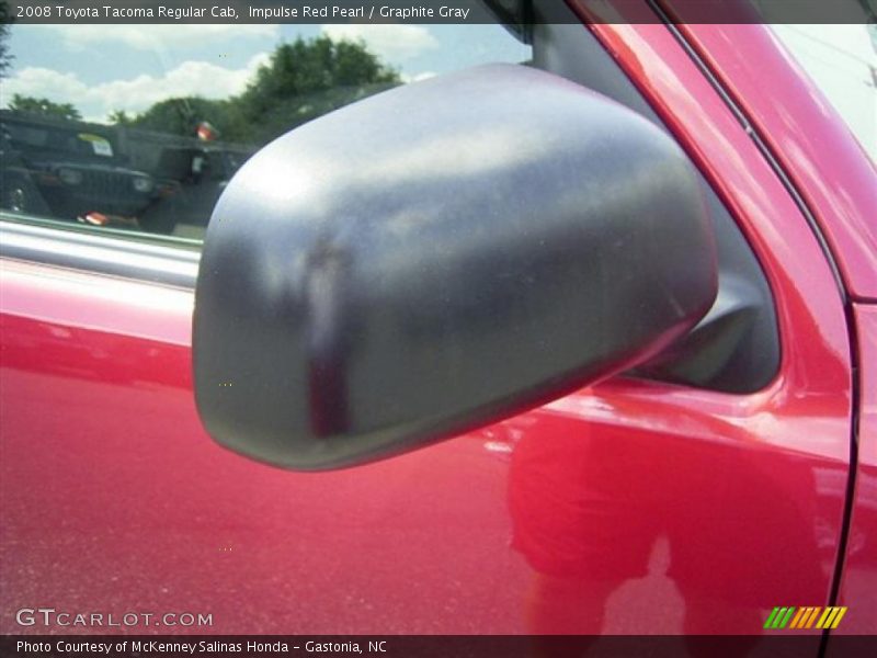 Impulse Red Pearl / Graphite Gray 2008 Toyota Tacoma Regular Cab