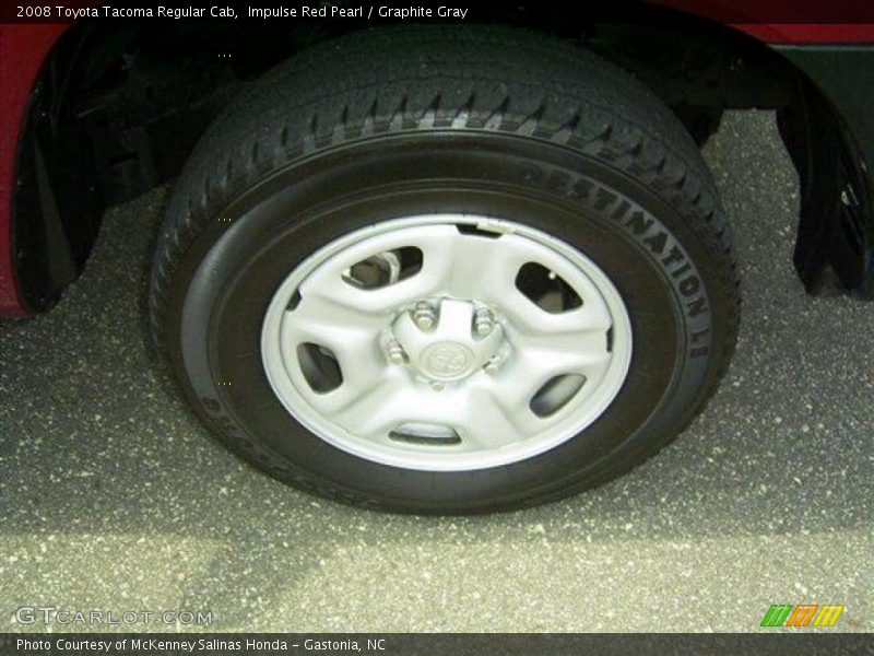 Impulse Red Pearl / Graphite Gray 2008 Toyota Tacoma Regular Cab