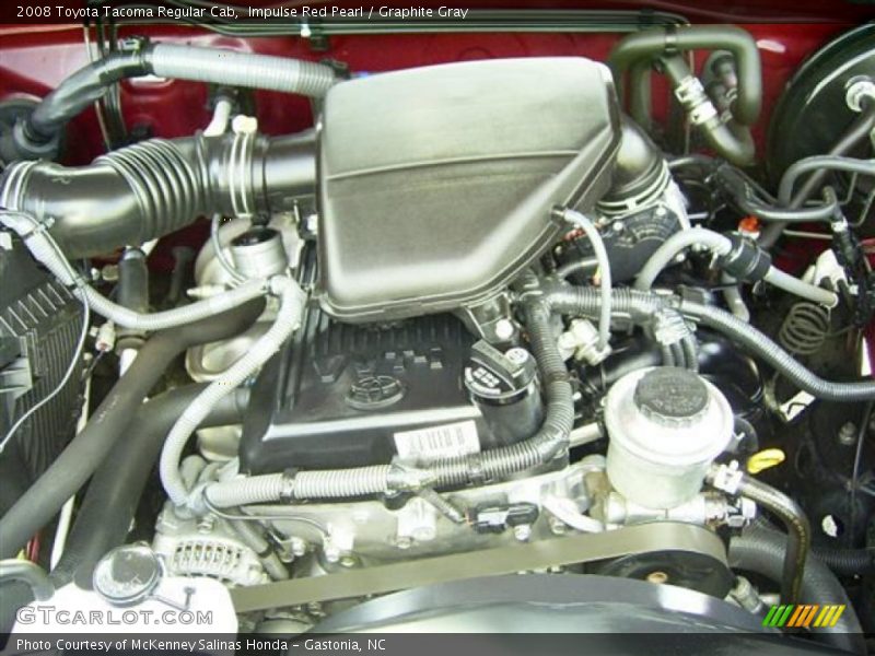 Impulse Red Pearl / Graphite Gray 2008 Toyota Tacoma Regular Cab