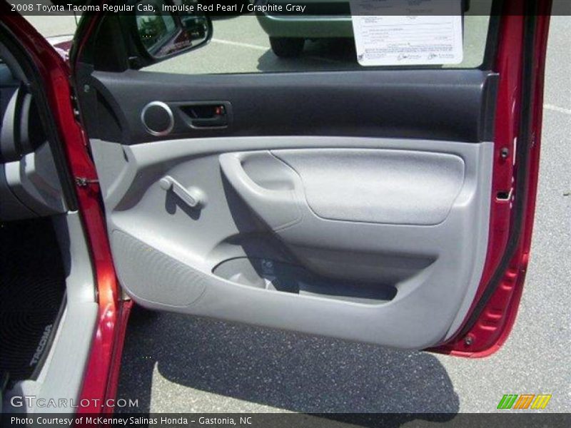Impulse Red Pearl / Graphite Gray 2008 Toyota Tacoma Regular Cab