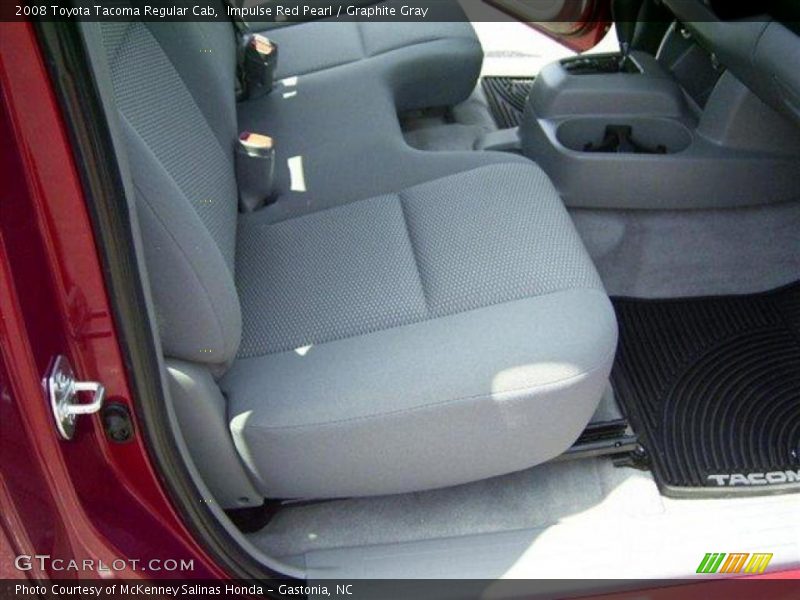 Impulse Red Pearl / Graphite Gray 2008 Toyota Tacoma Regular Cab