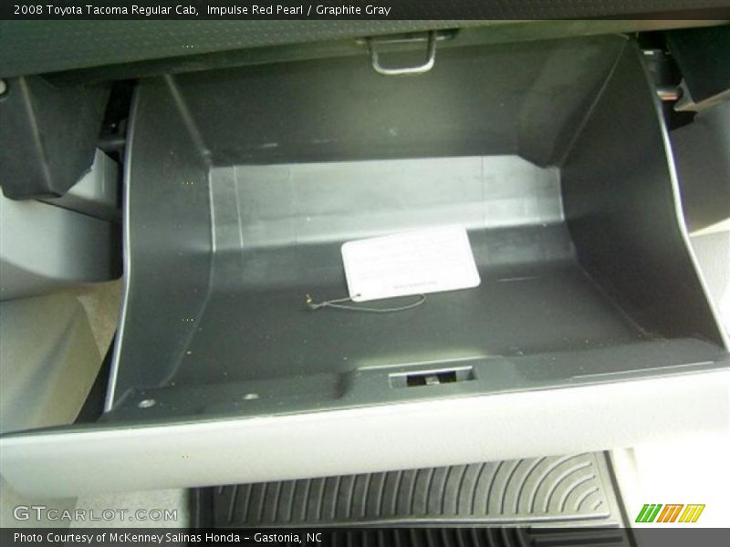 Impulse Red Pearl / Graphite Gray 2008 Toyota Tacoma Regular Cab