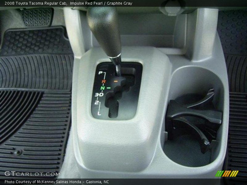 Impulse Red Pearl / Graphite Gray 2008 Toyota Tacoma Regular Cab