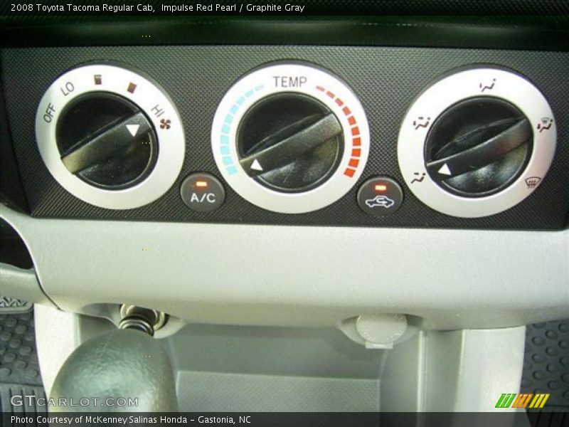 Impulse Red Pearl / Graphite Gray 2008 Toyota Tacoma Regular Cab