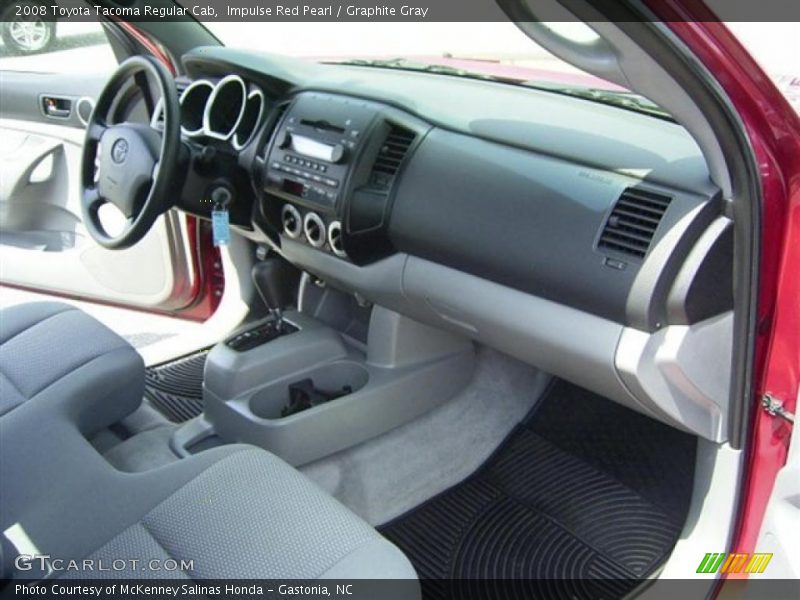 Impulse Red Pearl / Graphite Gray 2008 Toyota Tacoma Regular Cab