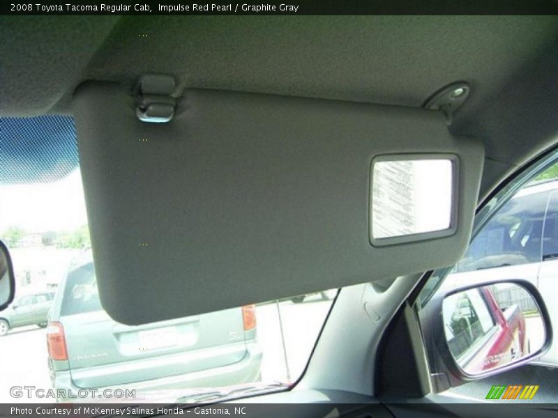 Impulse Red Pearl / Graphite Gray 2008 Toyota Tacoma Regular Cab