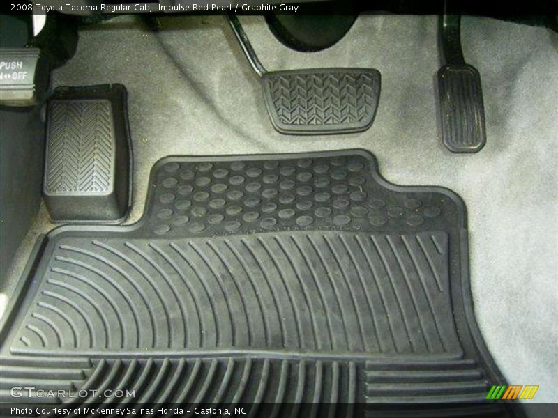 Impulse Red Pearl / Graphite Gray 2008 Toyota Tacoma Regular Cab