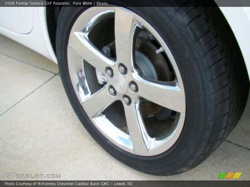 Pure White / Ebony 2008 Pontiac Solstice GXP Roadster