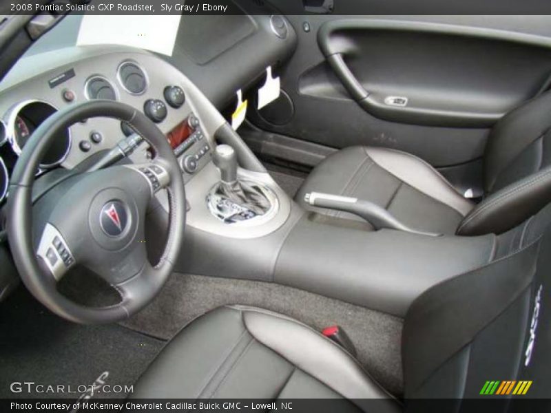 Sly Gray / Ebony 2008 Pontiac Solstice GXP Roadster