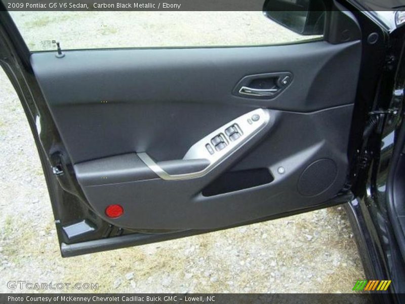 Carbon Black Metallic / Ebony 2009 Pontiac G6 V6 Sedan