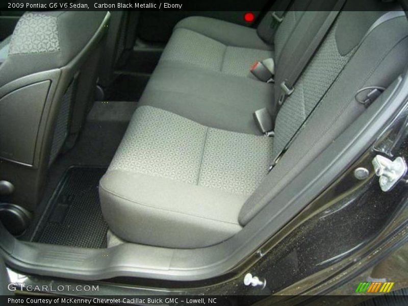 Carbon Black Metallic / Ebony 2009 Pontiac G6 V6 Sedan