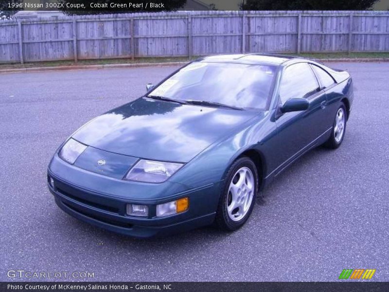 Cobalt Green Pearl / Black 1996 Nissan 300ZX Coupe