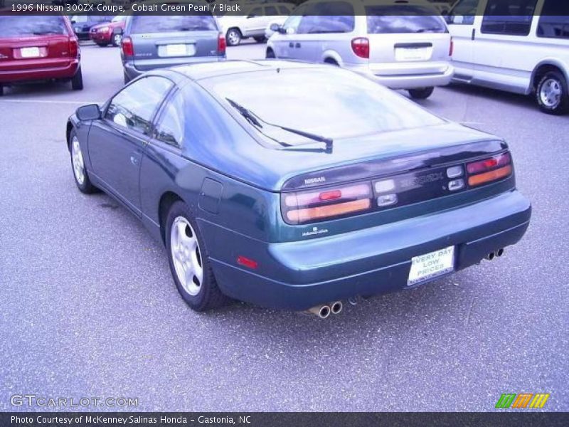 Cobalt Green Pearl / Black 1996 Nissan 300ZX Coupe