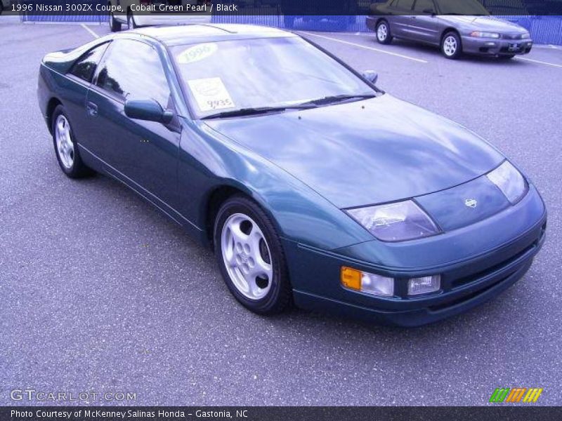 Cobalt Green Pearl / Black 1996 Nissan 300ZX Coupe