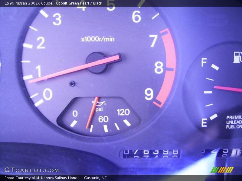 Cobalt Green Pearl / Black 1996 Nissan 300ZX Coupe