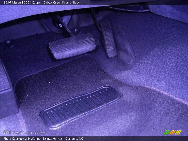 Cobalt Green Pearl / Black 1996 Nissan 300ZX Coupe
