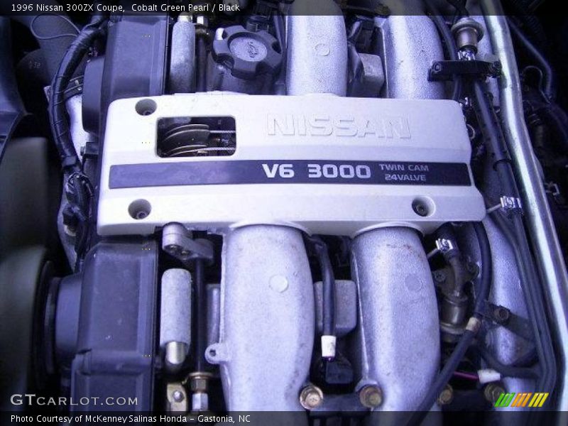 Cobalt Green Pearl / Black 1996 Nissan 300ZX Coupe
