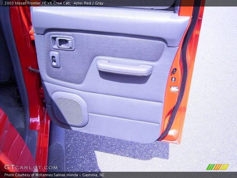 Aztec Red / Gray 2003 Nissan Frontier XE V6 Crew Cab