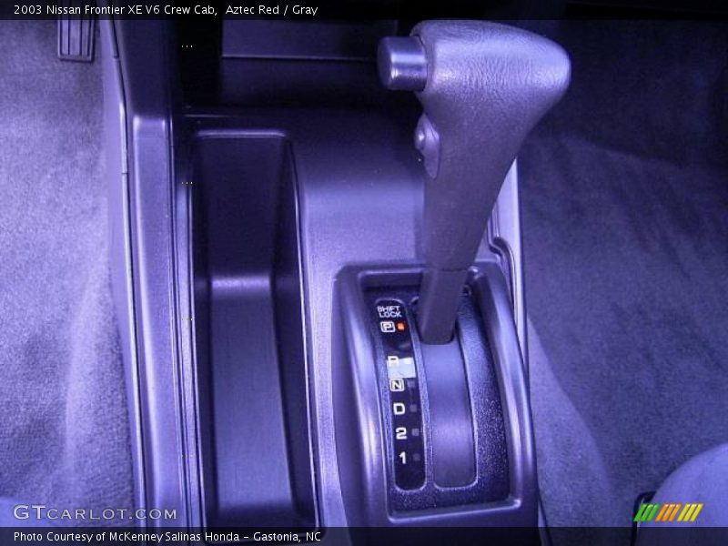 Aztec Red / Gray 2003 Nissan Frontier XE V6 Crew Cab