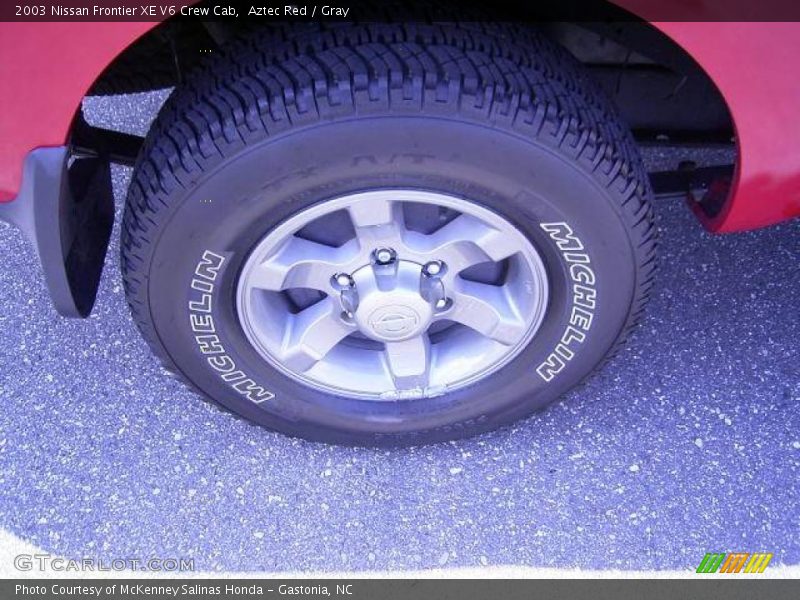 Aztec Red / Gray 2003 Nissan Frontier XE V6 Crew Cab