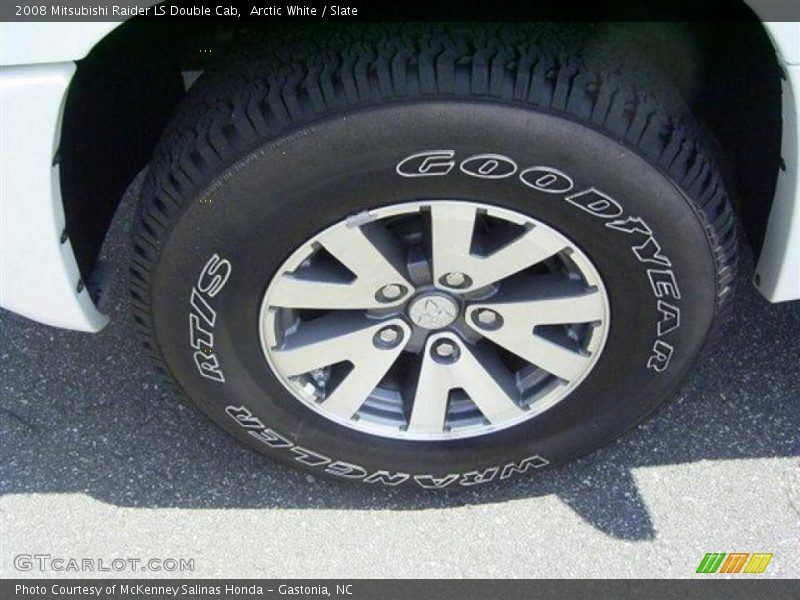 Arctic White / Slate 2008 Mitsubishi Raider LS Double Cab