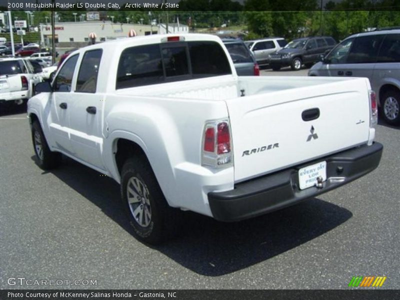 Arctic White / Slate 2008 Mitsubishi Raider LS Double Cab