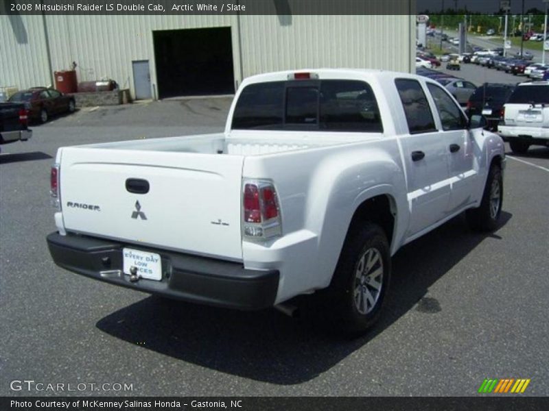 Arctic White / Slate 2008 Mitsubishi Raider LS Double Cab