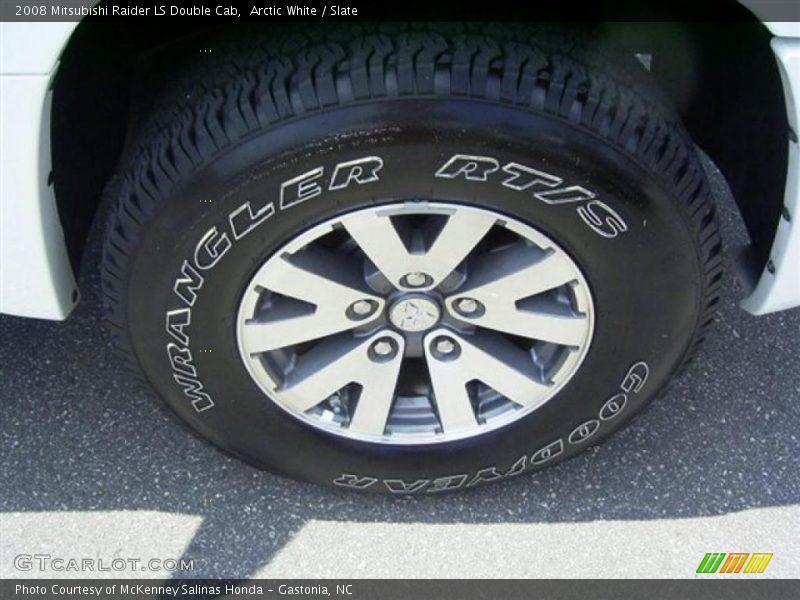 Arctic White / Slate 2008 Mitsubishi Raider LS Double Cab