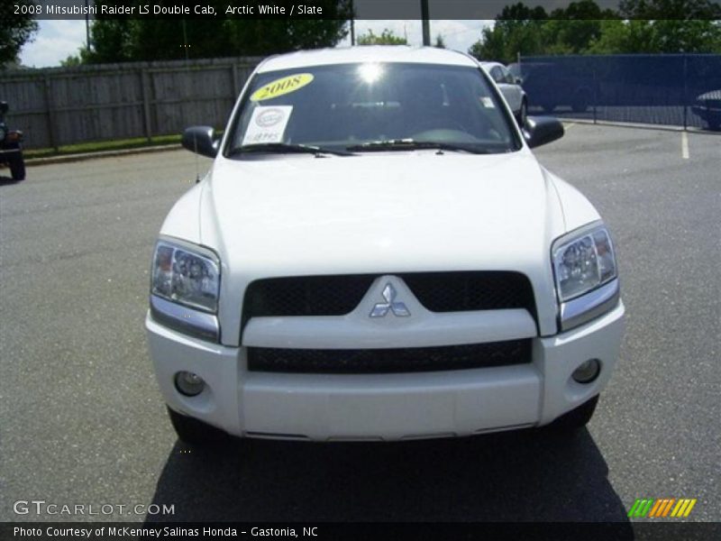 Arctic White / Slate 2008 Mitsubishi Raider LS Double Cab