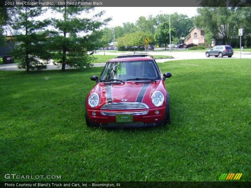 Chili Red / Panther Black 2003 Mini Cooper Hardtop