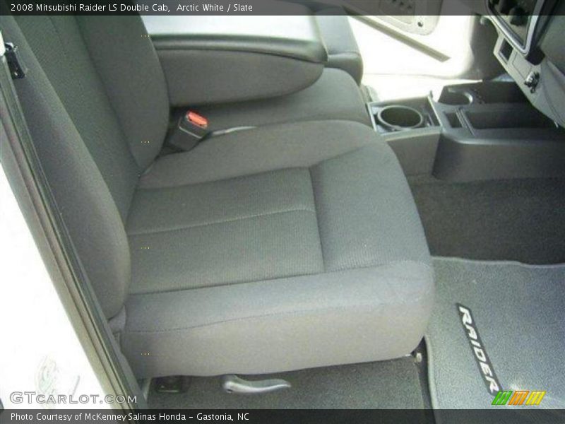 Arctic White / Slate 2008 Mitsubishi Raider LS Double Cab