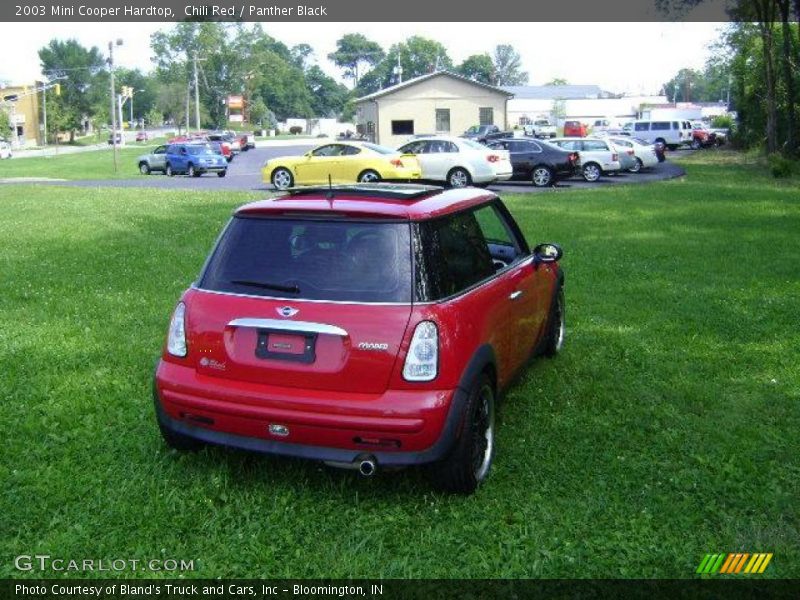 Chili Red / Panther Black 2003 Mini Cooper Hardtop