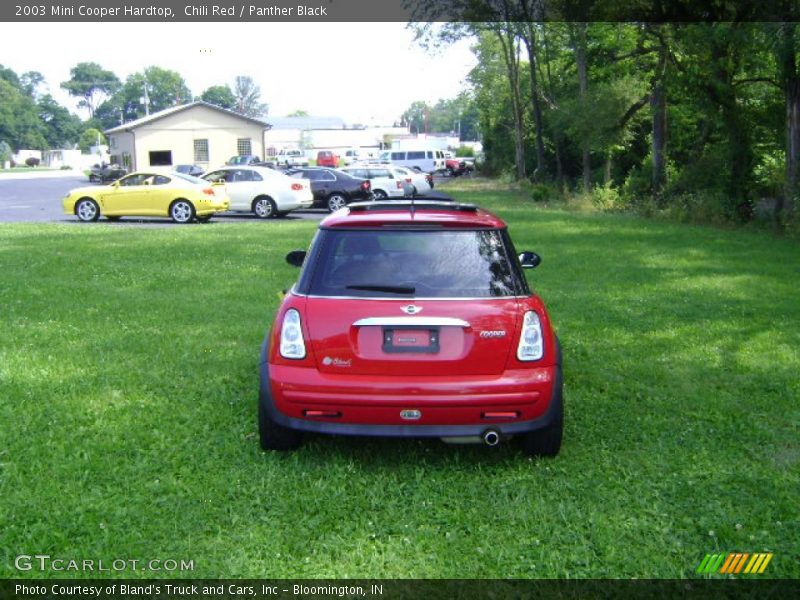 Chili Red / Panther Black 2003 Mini Cooper Hardtop