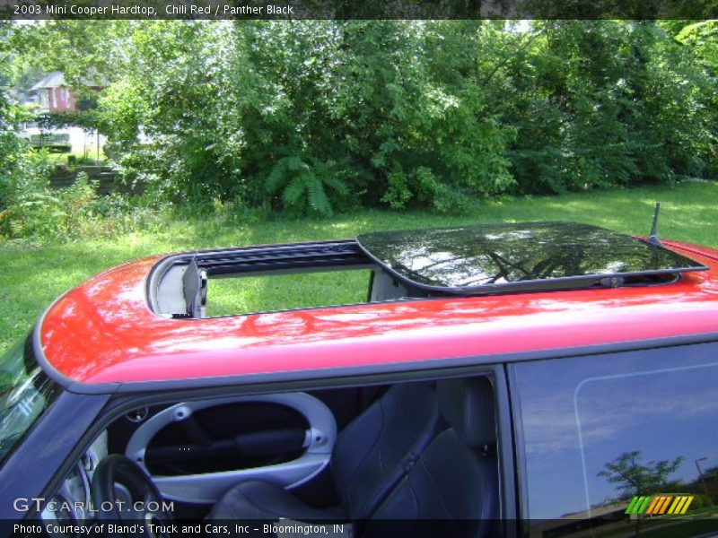 Chili Red / Panther Black 2003 Mini Cooper Hardtop