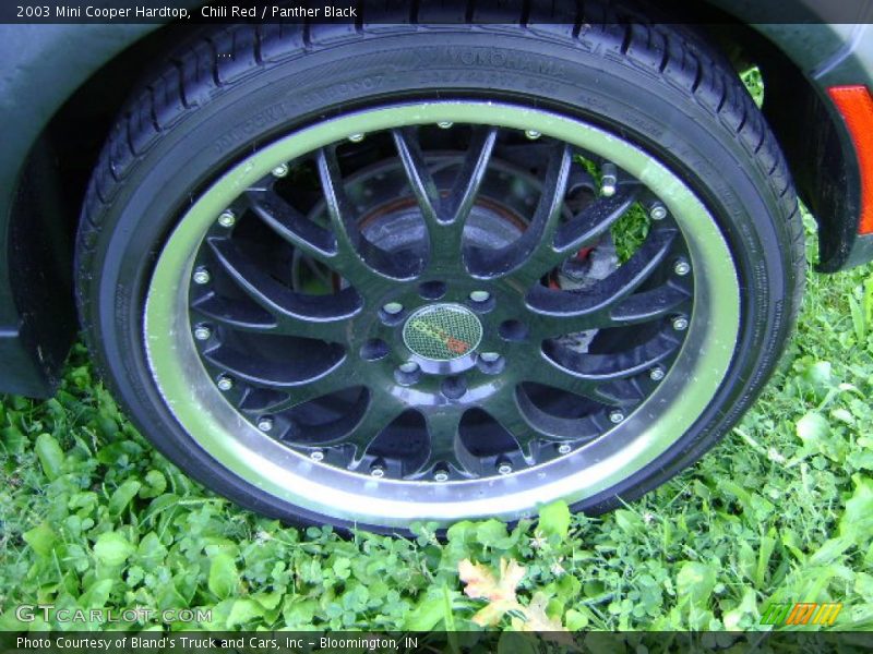 Chili Red / Panther Black 2003 Mini Cooper Hardtop