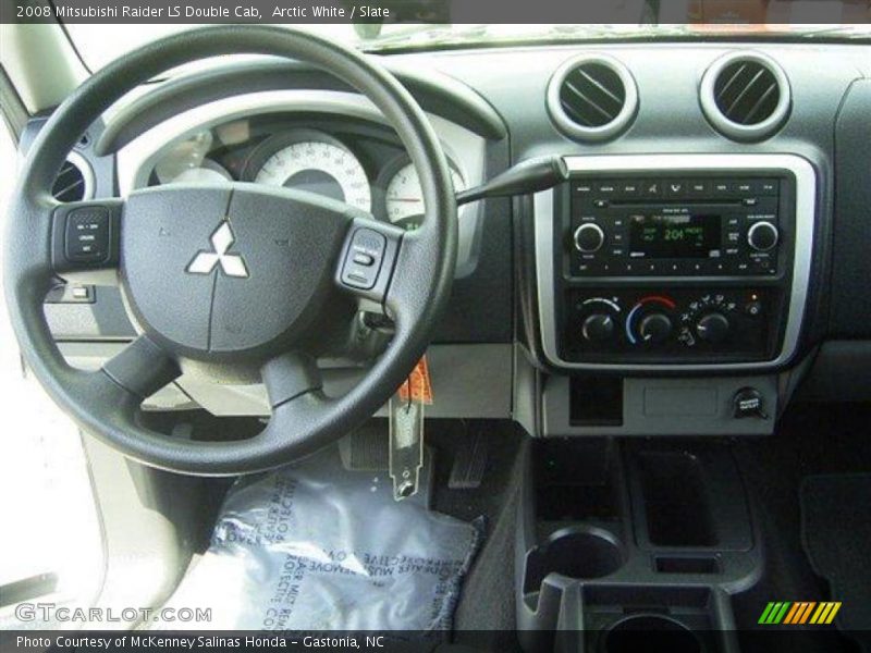 Arctic White / Slate 2008 Mitsubishi Raider LS Double Cab