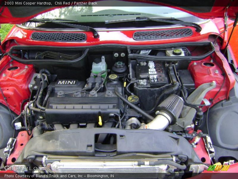 Chili Red / Panther Black 2003 Mini Cooper Hardtop