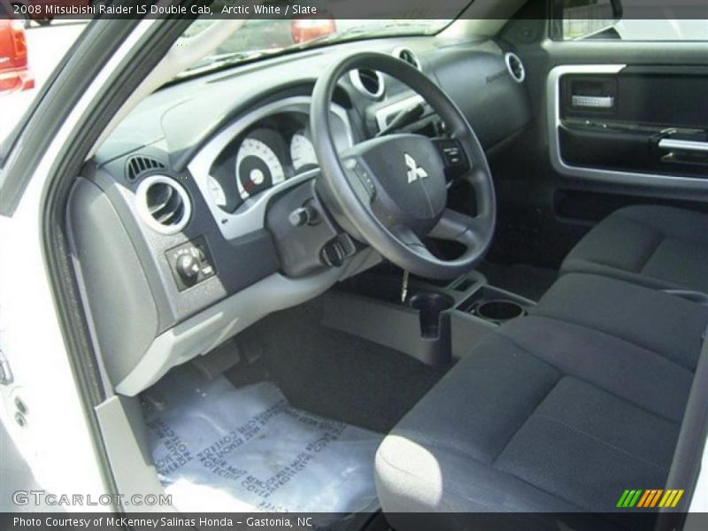 Arctic White / Slate 2008 Mitsubishi Raider LS Double Cab