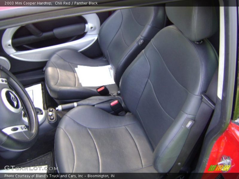 Chili Red / Panther Black 2003 Mini Cooper Hardtop