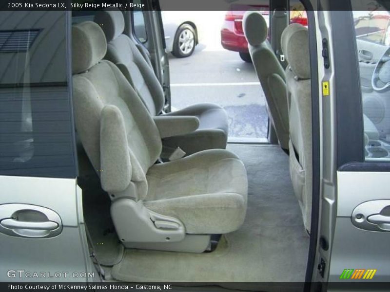 Silky Beige Metallic / Beige 2005 Kia Sedona LX