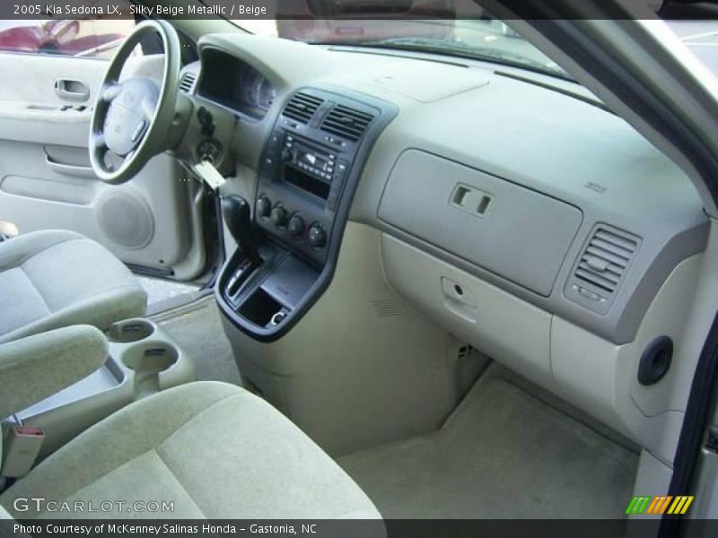 Silky Beige Metallic / Beige 2005 Kia Sedona LX