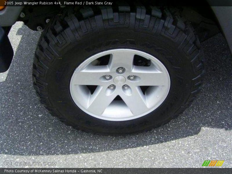Flame Red / Dark Slate Gray 2005 Jeep Wrangler Rubicon 4x4