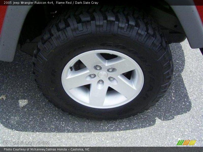 Flame Red / Dark Slate Gray 2005 Jeep Wrangler Rubicon 4x4