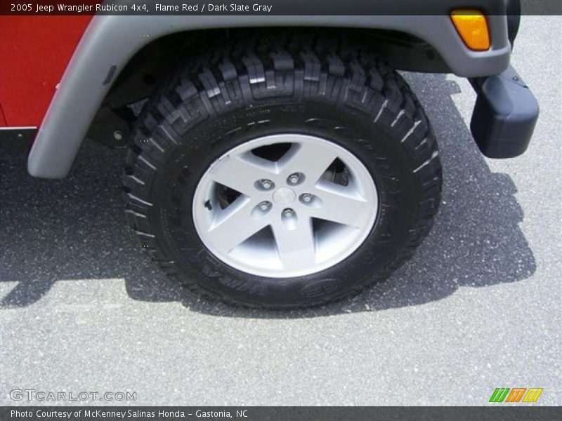 Flame Red / Dark Slate Gray 2005 Jeep Wrangler Rubicon 4x4