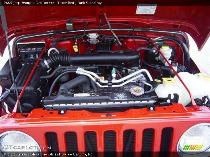 Flame Red / Dark Slate Gray 2005 Jeep Wrangler Rubicon 4x4