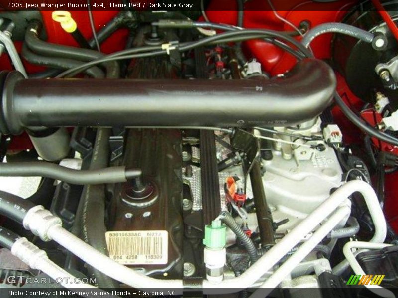 Flame Red / Dark Slate Gray 2005 Jeep Wrangler Rubicon 4x4
