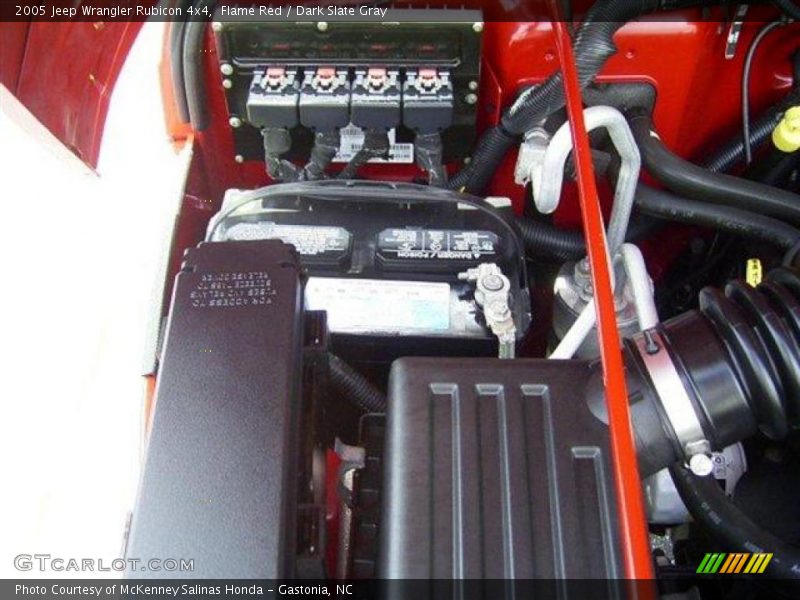 Flame Red / Dark Slate Gray 2005 Jeep Wrangler Rubicon 4x4