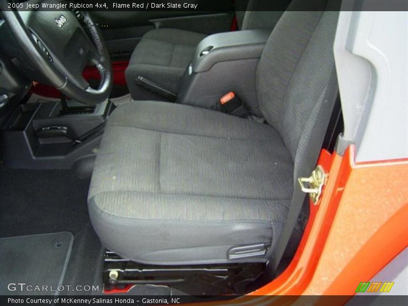 Flame Red / Dark Slate Gray 2005 Jeep Wrangler Rubicon 4x4